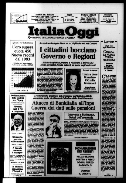 Italia oggi : quotidiano di economia finanza e politica